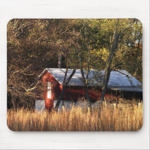 Herfstschuur in Centraal Maryland Muismat