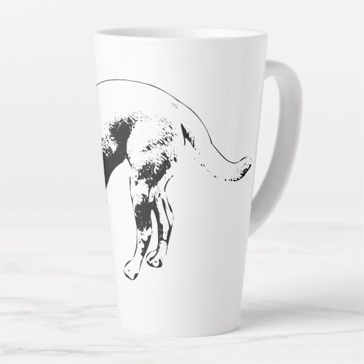 Herfstscout in inkt latte mok (Rechterhoek)