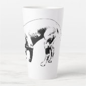 Herfstscout in inkt latte mok (Voorkant)