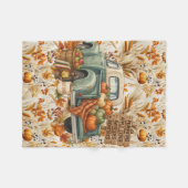Herfstseizoen fleece deken (Voorkant (Horizontaal))