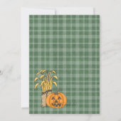 Herfstseizoen Foto Uitnodiging (Achterkant)