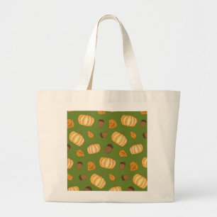 Herfstseizoen Grote Tote Bag