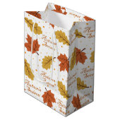 Herfstseizoen medium cadeauzakje (Voorkant Gekanteld)