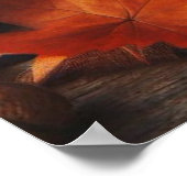 Herfstseizoen Pompoenen en Camp Fire AI-Poster Poster (Hoek)