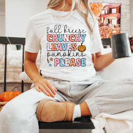Herfstseizoen pompoenen laat Schattigee Herfst ach T-shirt