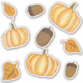Herfstseizoen Sticker (Voorkant)