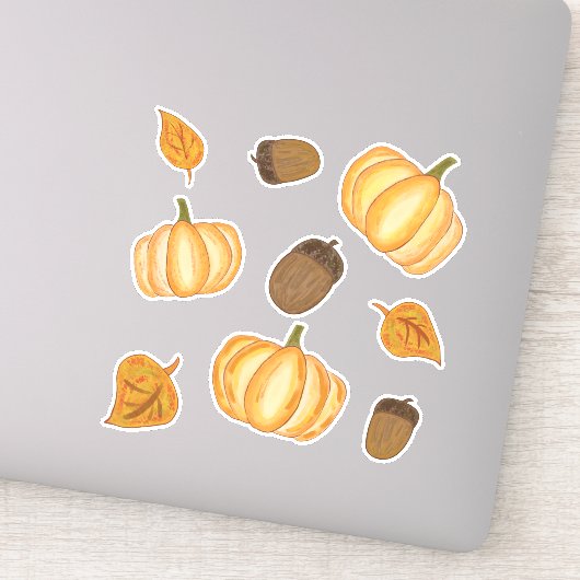 Herfstseizoen Sticker (Detail)