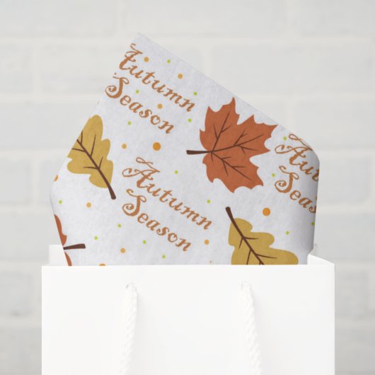 Herfstseizoen tissuepapier (Cadeauzakje)