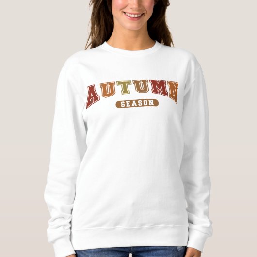Herfstseizoen Trendy Herfst Varsity Sweatshirt (Voorkant)