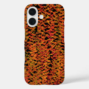 Herfstseizoen Veranderende Kleuren Loof Bladeren K iPhone 16 Hoesje