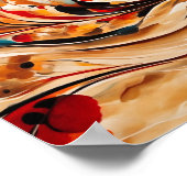 Herfstserie in Abstracte stijl Poster (Hoek)