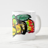 Herfstset pompoenpompoen squash grote koffiekop (Voorkant rechts)