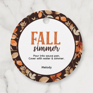Herfstsimmering Bedankjes Labels