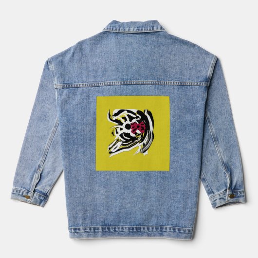 Herfstspin Denim Jacket (Achterkant)