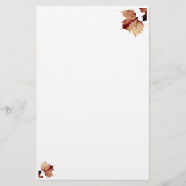 Herfststationery Briefpapier