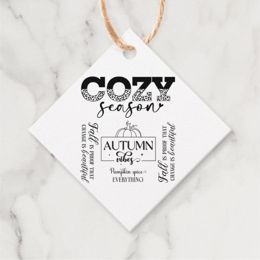 Herfststemming Cadeautags & Cadeau-enveloppen Bedankjes Labels (Voorkant)