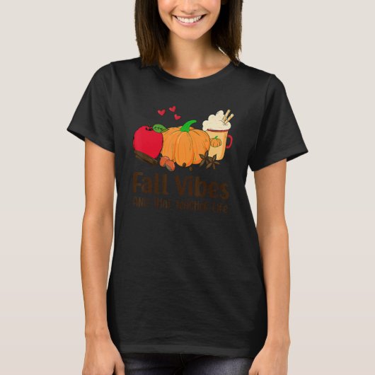 Herfststemming & Dat Lunchdameleven Thanksgiving P T-shirt (Voorkant)