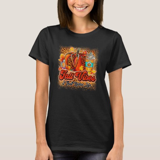Herfststemming & Dat Verpleegstersleven Herfst Ver T-shirt (Voorkant)