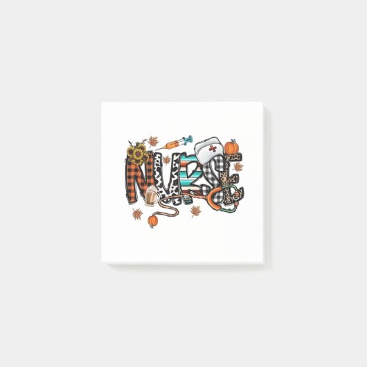 Herfststemming Die Verpleegstersleven Verpleegster Post-it® Notes (Voorkant)