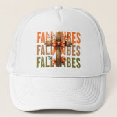 Herfststemming en Cross Trucker Hoed Pet (Voorkant)