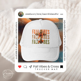 Herfststemming en Cross Trucker Hoed Pet