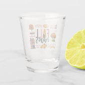 Herfststemming Favoriete herfstkleuren Rustieke wa Shot Glas (Achterkant)