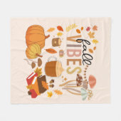 Herfststemming Fleece Deken (Voorkant (Horizontaal))