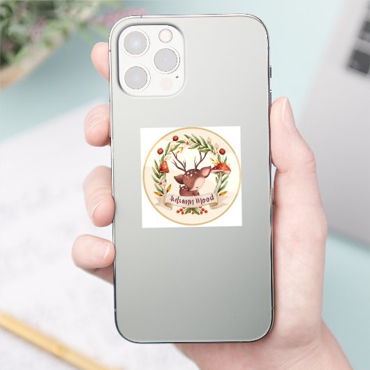 Herfststemming Halloween Sticker (Telefoon)