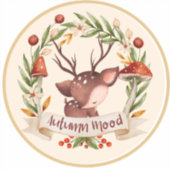 Herfststemming Halloween Sticker (Voorkant)