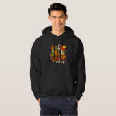 Herfststemming Herfst Vintage Groovy Pompoen Herfs Hoodie (Voorkant volledig)