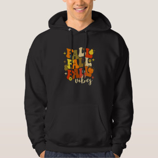 Herfststemming Herfst Vintage Groovy Pompoen Herfs Hoodie