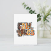 Herfststemming Herfstbladeren Pompoengewürs Thanks Uitnodiging Briefkaart (Staand voorkant)