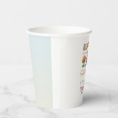 Herfststemming Houtige Bachelorette-feest Papieren Bekers (Rechts)