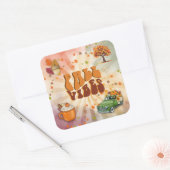 Herfststemming Kleurrijke Sticker (Envelop)