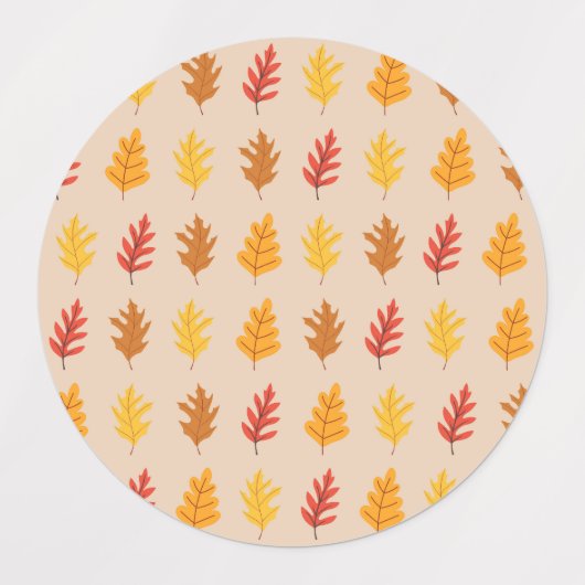 Herfststemming Labels (Design 2)