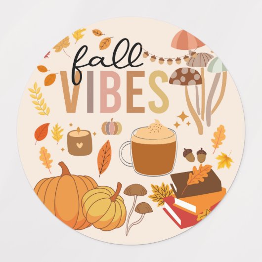 Herfststemming Labels (Design 1)