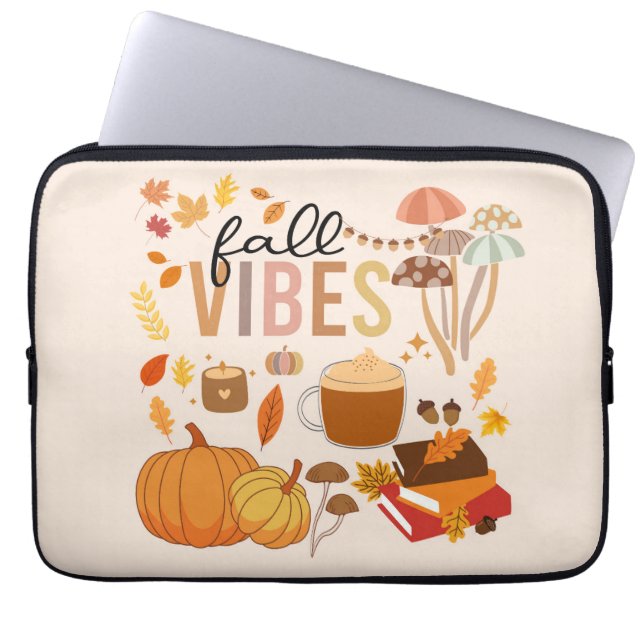 Herfststemming Laptop Sleeve (Voorkant)
