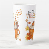 Herfststemming latte mok (Voorkant)