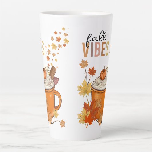 Herfststemming latte mok (Voorkant)