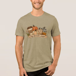 Herfststemming, mijn favoriete seizoen Tri-Blend shirt