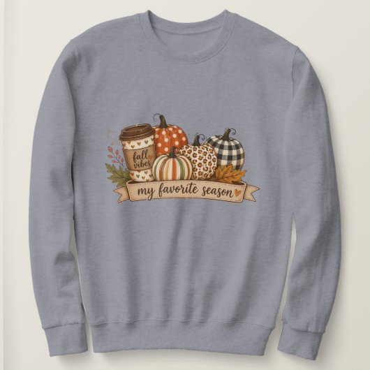 Herfststemming, Mijn Favoriete Seizoen Trui (Design voorkant)
