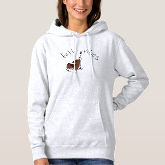 Herfststemming Mooie Corgi Dames Hoodie