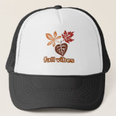 Herfststemming Mooie Herfstbladeren Truckerhoed Trucker Pet (Voorkant)