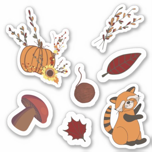 Herfststemming pack 2 sticker (Voorkant)