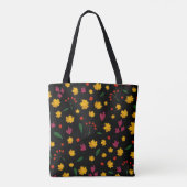 Herfststemming Patroon Tote Bag (Achterkant)