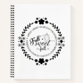 Herfststemming Spiraal Notebook & Schetsboek Notitieboek (Voorkant)