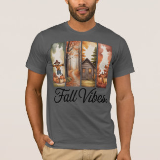 Herfststemming T-shirt – Knus herfsthuisje & Pompo