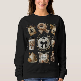 Herfststemming Thanksgiving Pompoen Coquette Strik Trui
