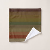 herfststrepen bad handdoek (Wasdoekje)