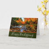 Herfststroom Kaart (Gele Bloem)